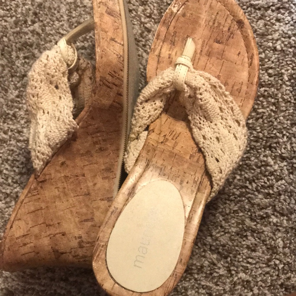 Tan wedges